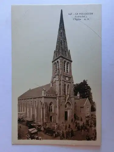 Alte AK Le Pouliguen L’eglise [aM140]