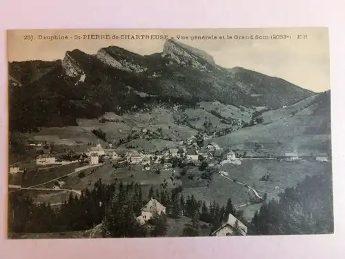 Alte AK Dauphine St. Pierre de Chartreuse Vue generale [aM144]