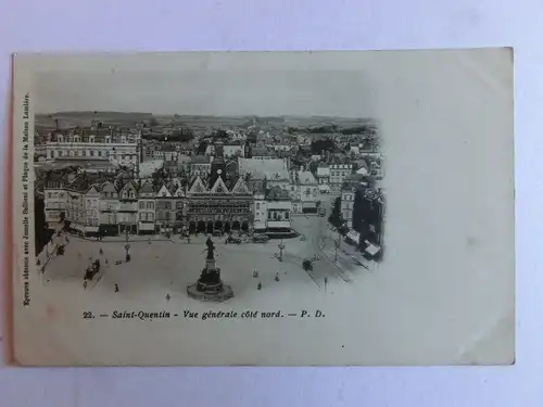 Alte AK Saint Quentin Vue generale cote nord [aM164]