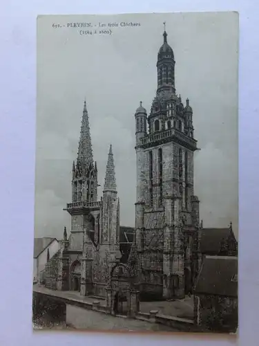 Alte AK Pleyben Les Trois Clochers [aM177]