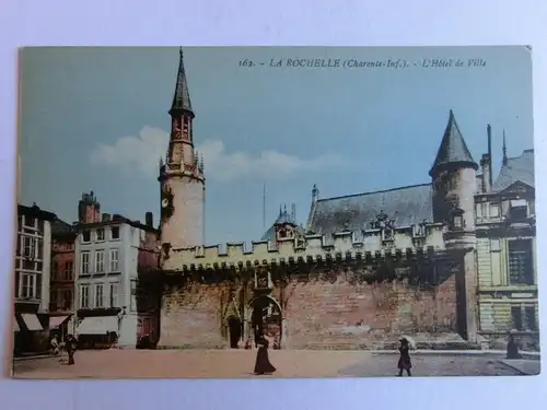 Alte AK La Rochelle L’Hotel de Ville [aM193]