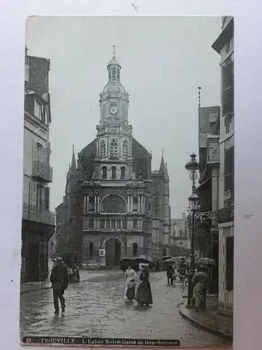 Alte AK Trouville L’Eglise Notre Dame de Bon Secours [aM205]