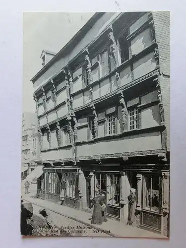 Alte AK Lannion Vieilles Maisons Rue des Capucins [aM217]