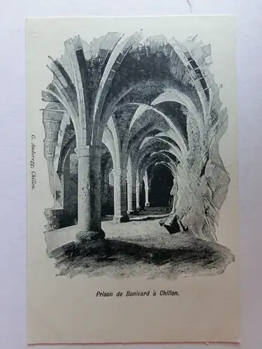 Alte AK Prison de Bonivard a Chillon [aM225]