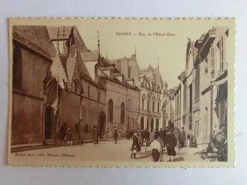 Alte AK Beaune Rue de l’Hotel Dieu [aM236]