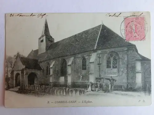 Alte AK Corbeil Cerf L’Eglise [aM241]