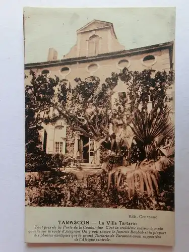 Alte AK Tarascon La Villa Tartarin [aM257]