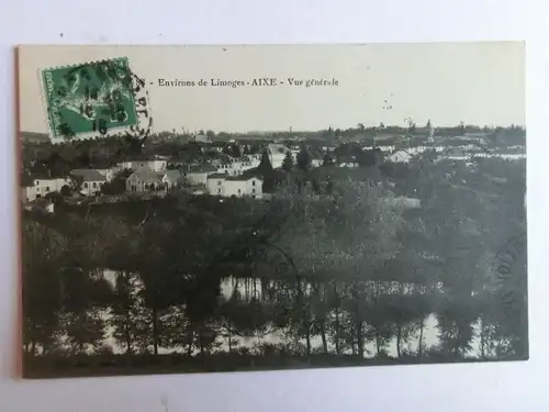 Alte AK Environs de Limoges Aixe Vue generale [aM304]