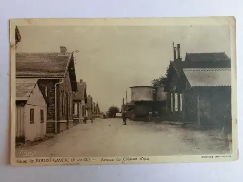 Alte AK Camp de Bourg Lastic Avenue du Chateau d’Eau Riom [aM323]