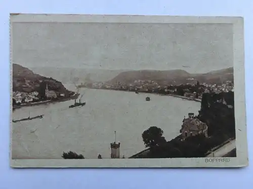 Alte AK Boppard Rhein [aS822]