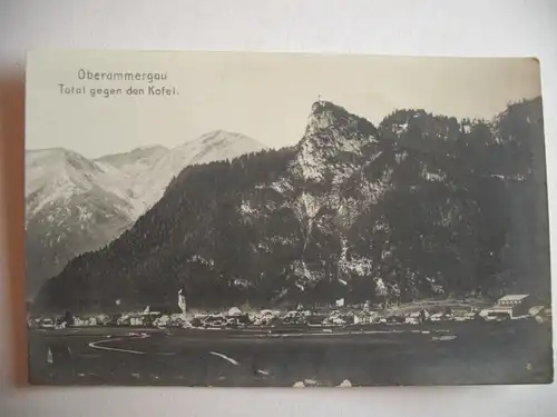 Alte AK Oberammergau Total gegen Kofel [P365]