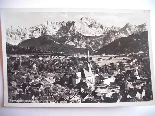 Alte AK Garmisch Partenkirchen Wetterstein [P379]