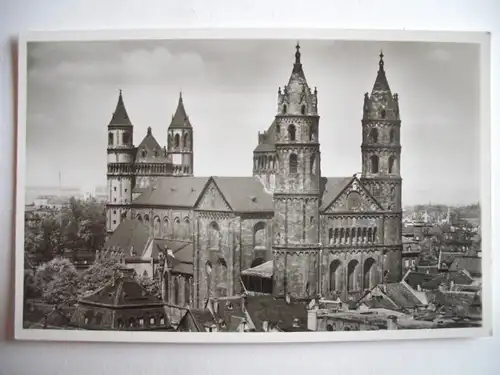 Alte AK Worms Dom von Südosten [P416]
