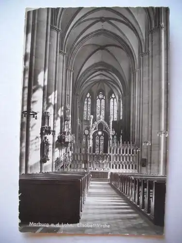 Alte AK Marburg Lahn Elisabeth Kirche [P199]