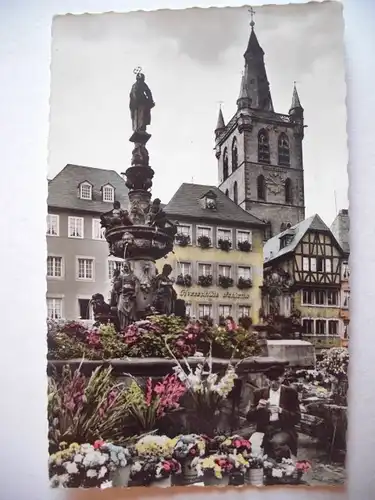 Alte AK Trier Petrus Marktbrunnen Trier Porta Nigra [P456]