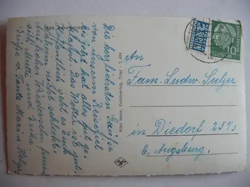 Alte AK Trier Römerbrücke [P471]