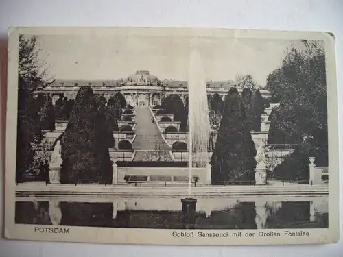 Alte AK Potsdam Schloß Sanssouci  [P496]