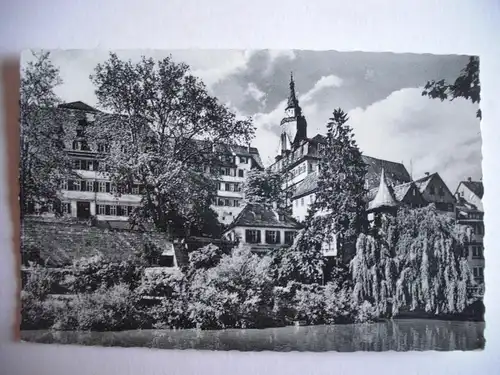Alte AK Tübingen Stiftskirche Hölderlinturm [P509]