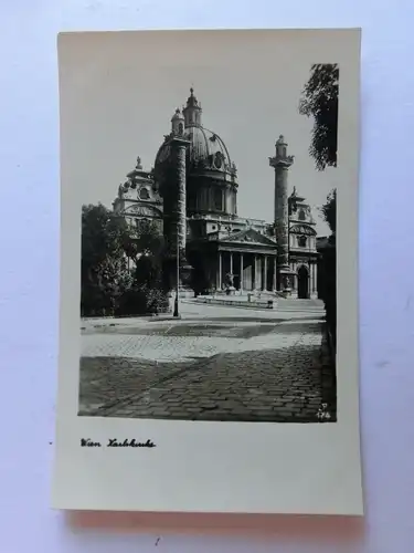 Alte AK Wien Karlskirche [aK251]