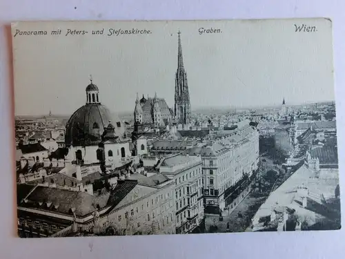 Alte AK Wien Panorama um 1910 [aK266]