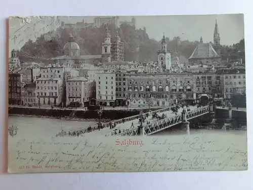 Alte AK Salzburg 1902 (beschädigt) [aK316]