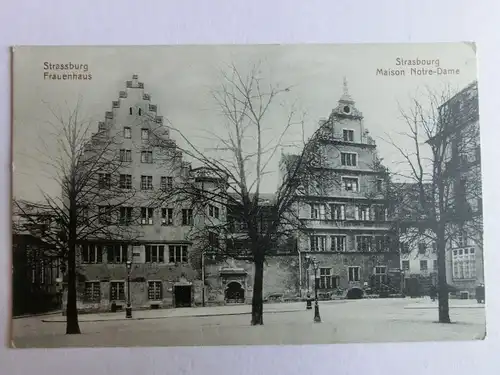 Alte AK Strassburg Frauenhaus um 1915 [aK335]