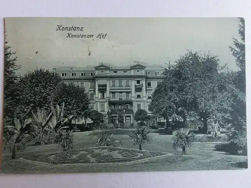 Alte AK Konstanz Konstanzer Hof 1906 [aK342]