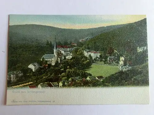 Alte AK Schlangenbad um 1900 [aK344]