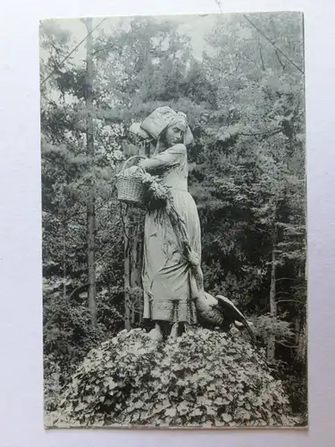 Alte AK Strassburg Orangerie Gänseliesel um 1915 [aK349]