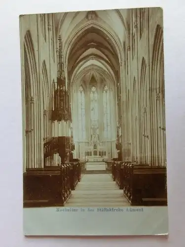 Alte AK Hochaltar Stiftskirche Admont um 1900 [aK381]