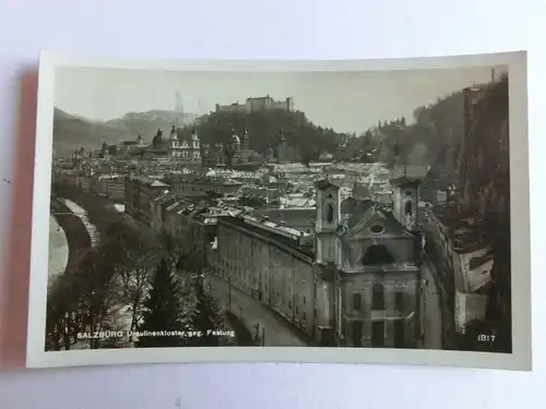 Alte AK Salzburg Ursulinenkloster 1931 [aK483]