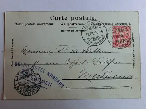 Alte AK Partie bei Adelboden 1905 [aK491]