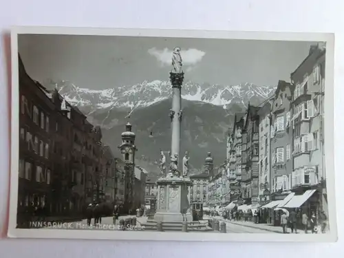 Alte AK Innsbruck Maria Theresia Straße  [aK515]