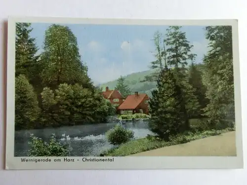 Alte AK Wernigerode Christianental [aK588]