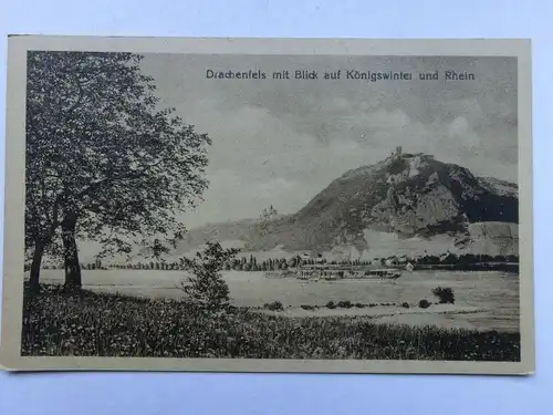 Alte AK Drachenfels Königswinter Rhein [aS935]