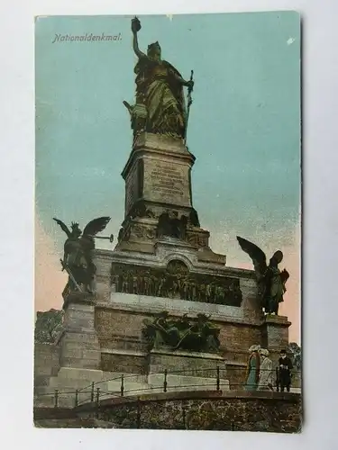 Alte AK Rüdesheim Nationaldenkmal [aS939]