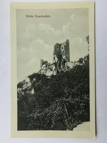 Alte AK Ruine Drachenfels [aS940]