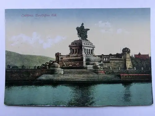 Alte AK Coblenz Koblenz Deutsches Eck [aS950]