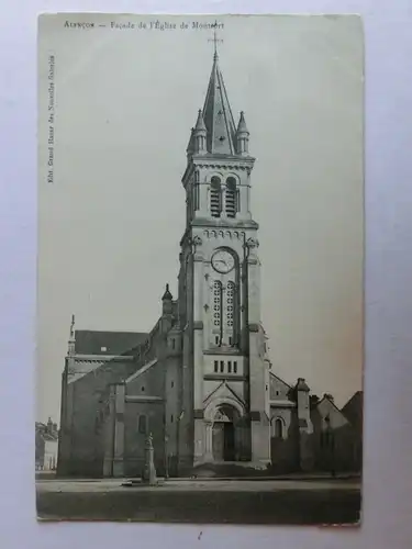 Alte AK Alencon Facade de l’Eglise  [aM340]