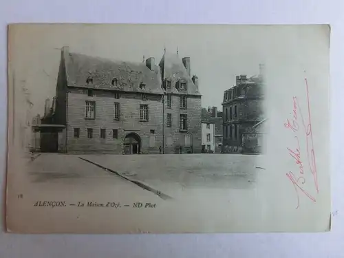 Alte AK Alencon La Maison d’Oze [aM344]