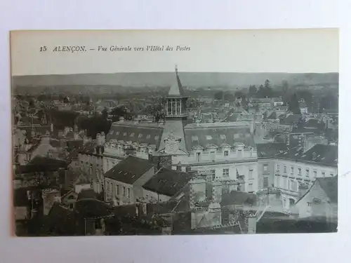 Alte AK Alencon Vue Generale vers l’Hotel des Posles [aM345]