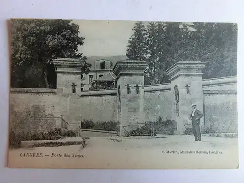 Alte AK Langres Porte des Anges [aM360]
