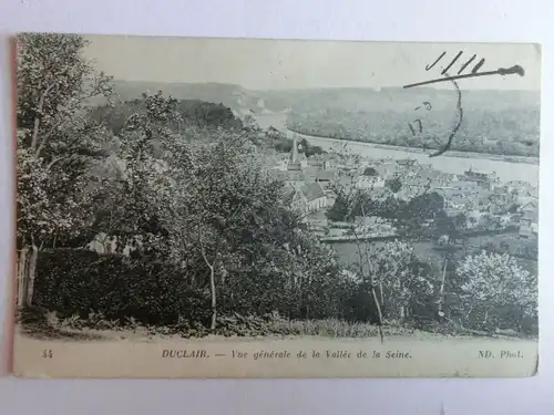 Alte AK Duclair Vue generale de la Vallee de la Seine [aM370]