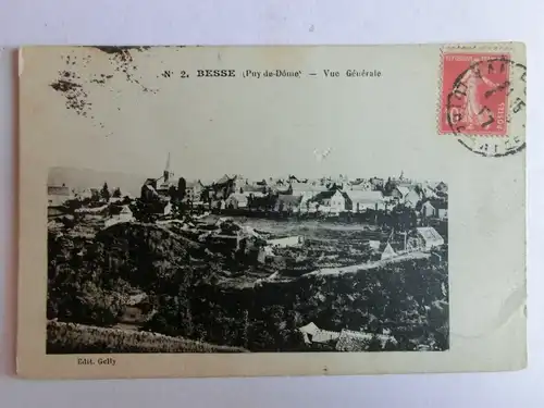 Alte AK Besse Puy de Dome Vue generale [aM373]