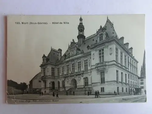 Alte AK Niort Deux Sevres Hotel de Ville [aM375]
