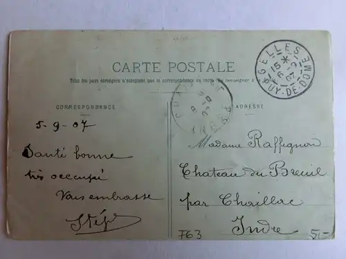 Alte AK Camp Militaire de Bourg Lastic Le Battage des Couvertures [aM377]