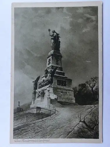 Alte AK Rüdesheim Niederwalddenkmal [aS984]