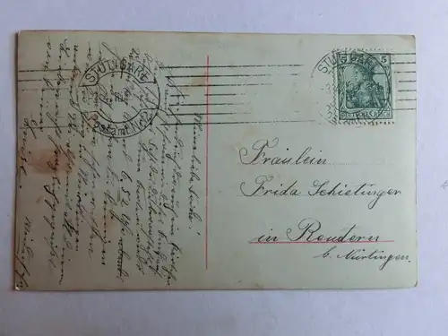 Alte AK Grußkarte Konfirmation Engel  1910 [aK683]