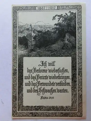 Alte AK Jubiläums Postkarte der Anstalt Bethel Bielefeld [aK716]