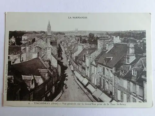 Alte AK Tinchebray Orne Vue generale Normandie [aK760]